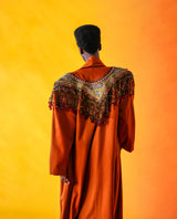 Embellished Maxi Coat Outerwear arcadeshops.com