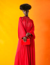 Bill Blass Fringed Jersey Gown Dress arcadeshops.com