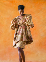 Paul Louis Orrier Floral Puff Sleeve Dress Dress arcadeshops.com