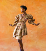 Paul Louis Orrier Floral Puff Sleeve Dress Dress arcadeshops.com