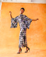 Sequin Embellished Kimono Sleeve Dress Dress arcadeshops.com