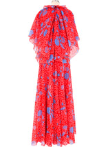 Zandra Rhodes Printed Pleated Ensemble Dress arcadeshops.com