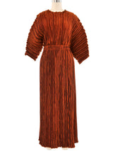 Pleated Structural Jacket and Skirt Ensemble Suit arcadeshops.com