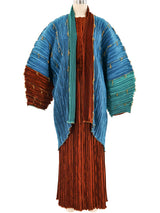 Pleated Structural Jacket and Skirt Ensemble Suit arcadeshops.com