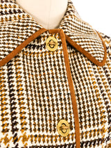 Bonnie Cashin Tweed Saddlebag Coat Outerwear arcadeshops.com