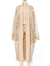Nolan Miller Metallic Lace Duster Jacket arcadeshops.com