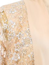 Nolan Miller Metallic Lace Duster Jacket arcadeshops.com