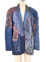 Roberto Cavalli Handpainted Patchwork Jacket Jacket arcadeshops.com