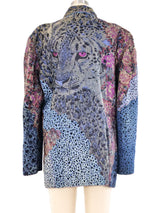 Roberto Cavalli Handpainted Patchwork Jacket Jacket arcadeshops.com