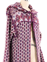 Hooded Knit Coat and Hat Ensemble Outerwear arcadeshops.com