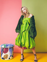 Revillon Green Fur Chubby Outerwear arcadeshops.com