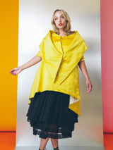 Gold Satin Opera Coat Jacket arcadeshops.com