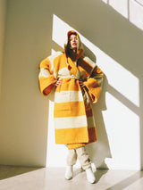 Jean-Charles de Castelbajac Striped Wool Blanket Coat Outerwear arcadeshops.com