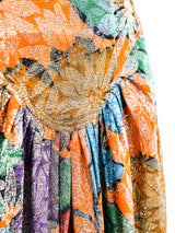 Geoffrey Beene Metallic Floral Halter Dress Dress arcadeshops.com