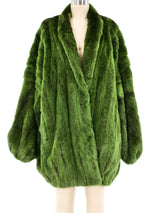 Revillon Green Fur Chubby Outerwear arcadeshops.com