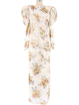 Judy Hornby Metallic Floral Dress Dress arcadeshops.com