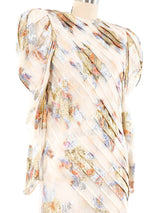 Judy Hornby Metallic Floral Dress Dress arcadeshops.com