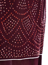Janice Wainwright Glitter Embellished Caped Maxi Dress Dress arcadeshops.com