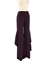 Valentino Fringed Wool Pant Bottom arcadeshops.com