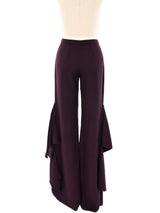 Valentino Fringed Wool Pant Bottom arcadeshops.com