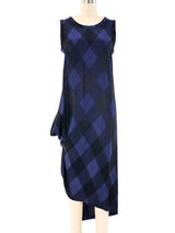 Issey Miyake Argyle Tank Dress Dress arcadeshops.com