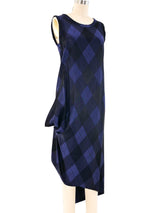 Issey Miyake Argyle Tank Dress Dress arcadeshops.com