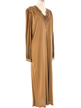 Amen Wardy Embellished Jersey Caftan Dress arcadeshops.com