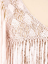 Fringed Ribbon Crochet Dress Dress arcadeshops.com