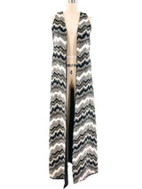 Graphic Tapestry Maxi Vest Jacket arcadeshops.com