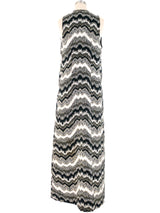 Graphic Tapestry Maxi Vest Jacket arcadeshops.com