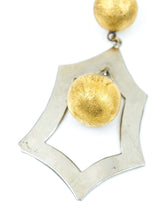 1960's Emilio Pucci Two Tone Ball Earrings Accessory arcadeshops.com