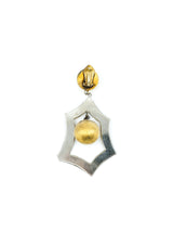 1960's Emilio Pucci Two Tone Ball Earrings Accessory arcadeshops.com