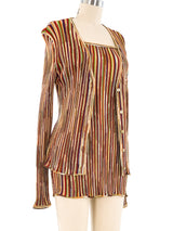 Missoni Striped Knit Mini Ensemble Suit arcadeshops.com