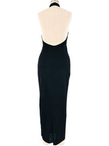 Celine Jersey Halter Dress Dress arcadeshops.com