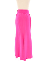 Galanos Fuchsia Silk Trumpet Skirt Bottom arcadeshops.com