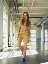 Issey Miyake Tan Bubblewrap Trousers Bottom arcadeshops.com