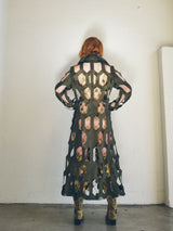 Comme des Garcons Cutout Trench Coat Jacket arcadeshops.com