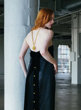 Chanel Strapless Satin Gown Dress arcadeshops.com