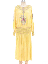 Pastel Embroidered Hungarian Peasant Dress Dress arcadeshops.com