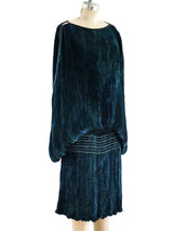 Patricia Lester Plisse Pleated Dress Dress arcadeshops.com