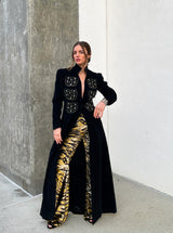 1940's Embelished Maxi Coat Outerwear arcadeshops.com