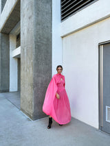 Celine Caped Jersey Gown Dress arcadeshops.com