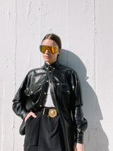 Balenciaga Tiered Mini Skirt Bottom arcadeshops.com