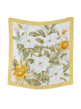 Salvatore Ferragamo Floral Printed Silk Scarf Accessory arcadeshops.com