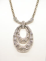 Hammered Doorknocker Pendant Necklace Jewelry arcadeshops.com