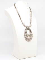 Hammered Doorknocker Pendant Necklace Jewelry arcadeshops.com