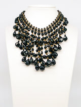 Black Bead Waterfall Choker Jewelry arcadeshops.com
