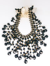 Black Bead Waterfall Choker Jewelry arcadeshops.com