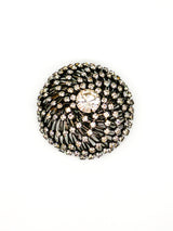 Rhinestone Spiral Dome Brooch Jewelry arcadeshops.com