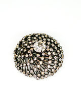 Rhinestone Spiral Dome Brooch Jewelry arcadeshops.com